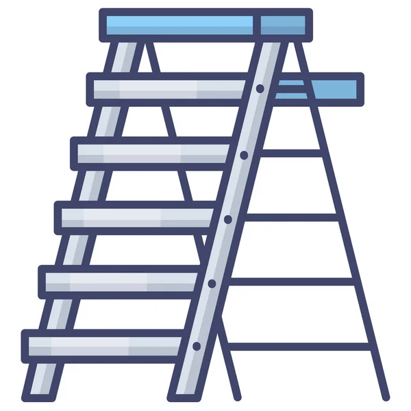 Household Ladder Ladders Icon — Stock Vector