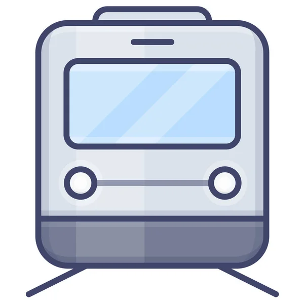 Metro Metro Icono Transporte Subterráneo — Vector de stock