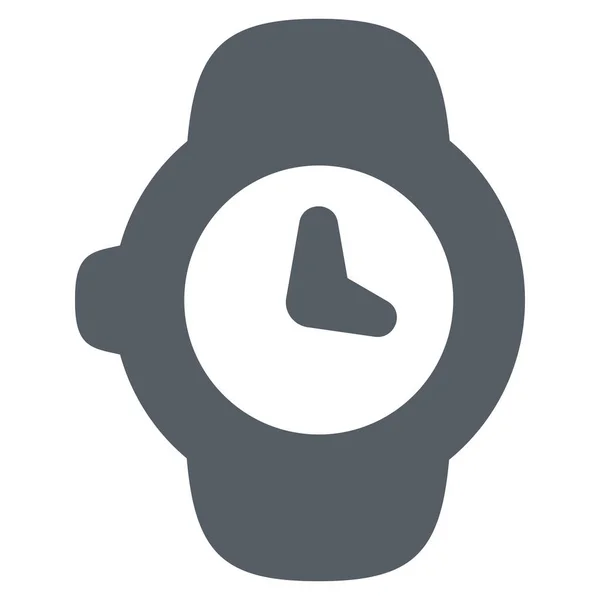 Accesorio Reloj Icono Moda Estilo Sólido — Vector de stock