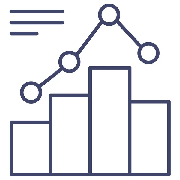 Analitikai Táblázat Növekedési Ikon — Stock Vector
