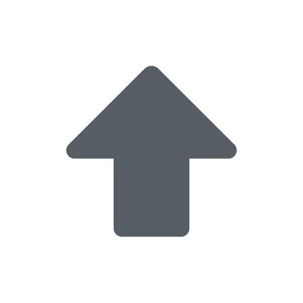 Flecha Icono Estilo Sólido — Vector de stock