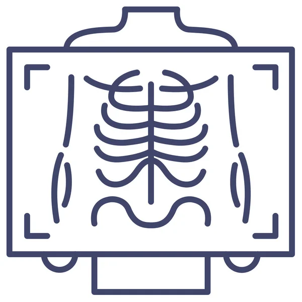 Медицинский Луч Икона Больницах Здравоохранения Категории — стоковый вектор