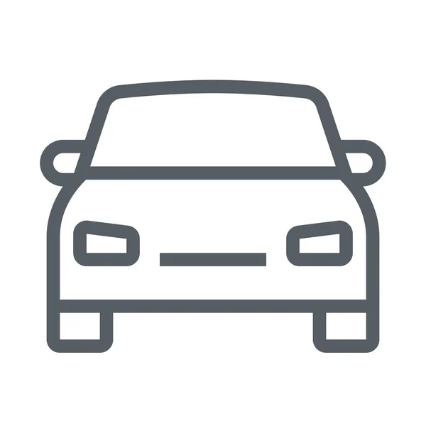 Ikona Auto Drive Stylu Osnovy — Stockový vektor