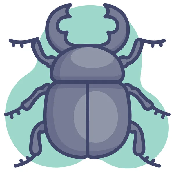 Animal Beetle Bug Icon — Stock Vector