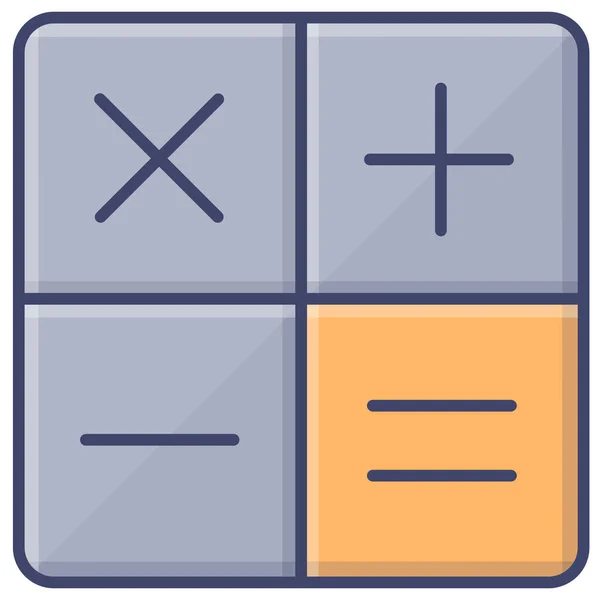 Cuenta Calcular Icono Calculadora — Archivo Imágenes Vectoriales