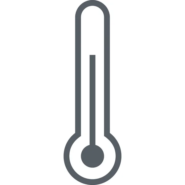 Celsius Fahrenheit Icône Température Dans Style Contour — Image vectorielle