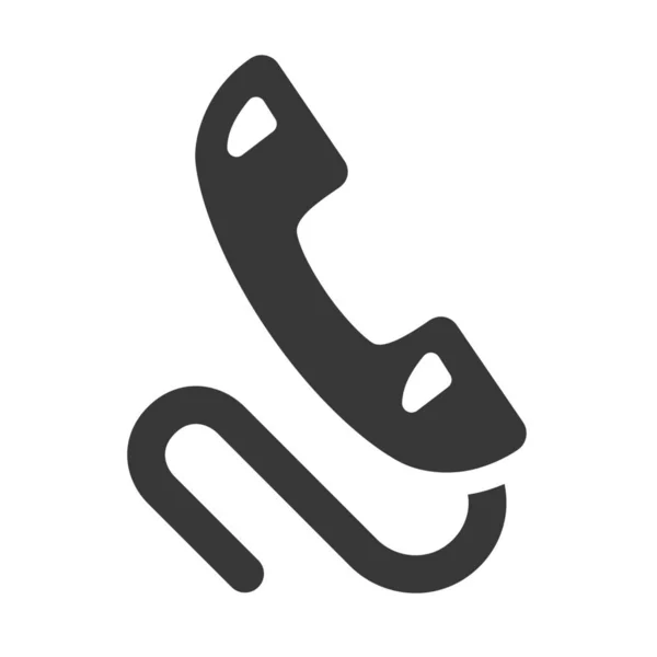 Иконка Коммуникационной Электроники Твердом Стиле — стоковый вектор