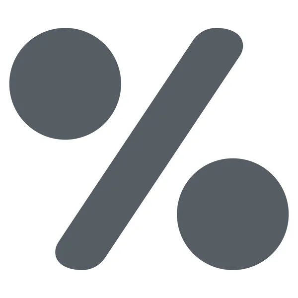 Ikona Firemního Finančního Úroku Solidním Stylu — Stockový vektor