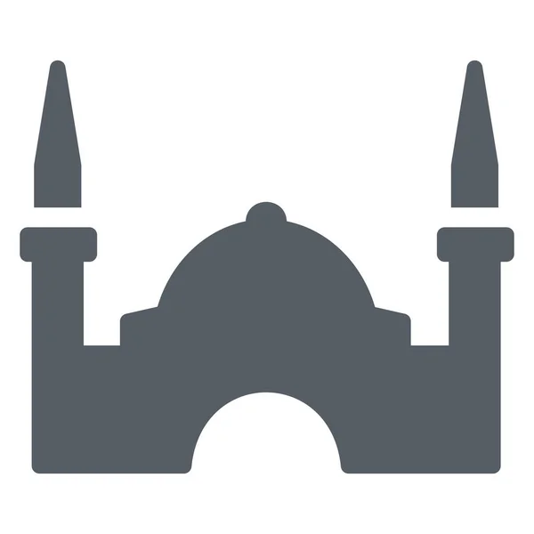 Хагия Истанбул Знаковая Икона Стиле Хаджа — стоковый вектор