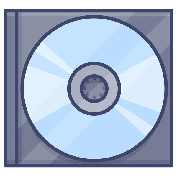 Disc Cover Icon — Stock Vector