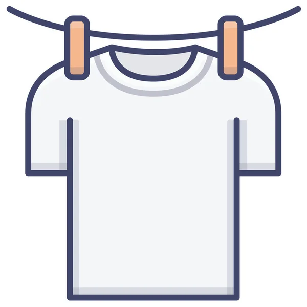 Ropa Limpia Icono Seco — Vector de stock