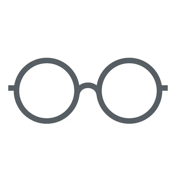 Brille Optisches Symbol Outline Stil — Stockvektor