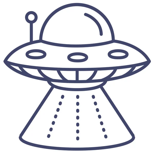 Ufo Alien Space Icon — Archivo Imágenes Vectoriales