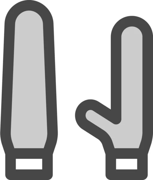 Dildoes Penis Pleasure Icon Filled Outline Style — Stock Vector