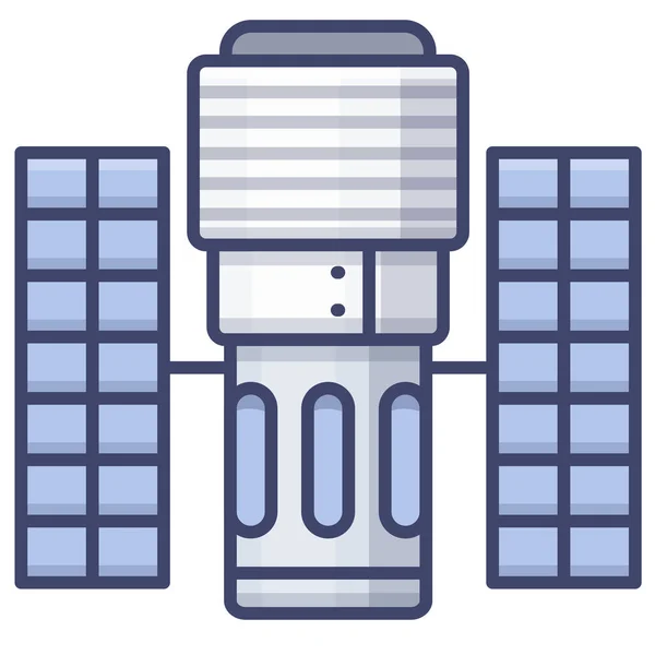 Satellite Hubble Icône Espace — Image vectorielle