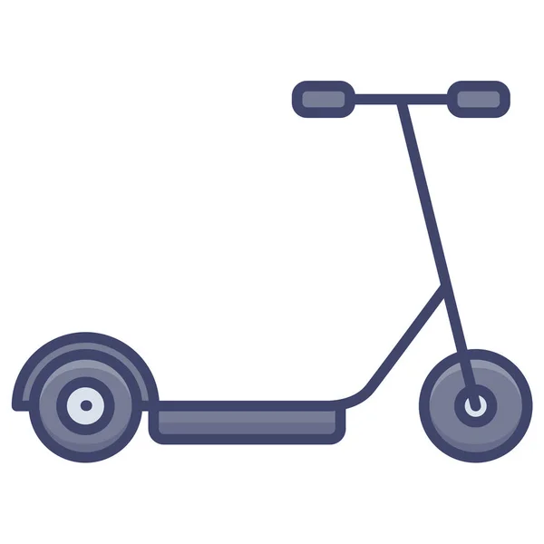 Scooter Deporte Icono Transporte — Archivo Imágenes Vectoriales