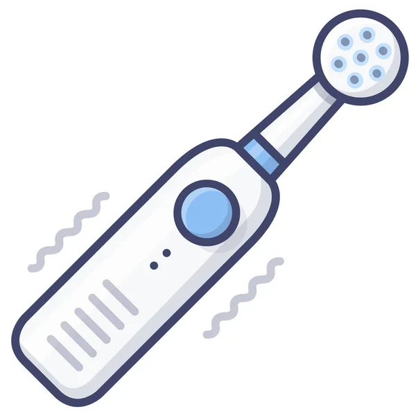Іконка Електричної Зубної Щітки Охорони Здоров — стоковий вектор