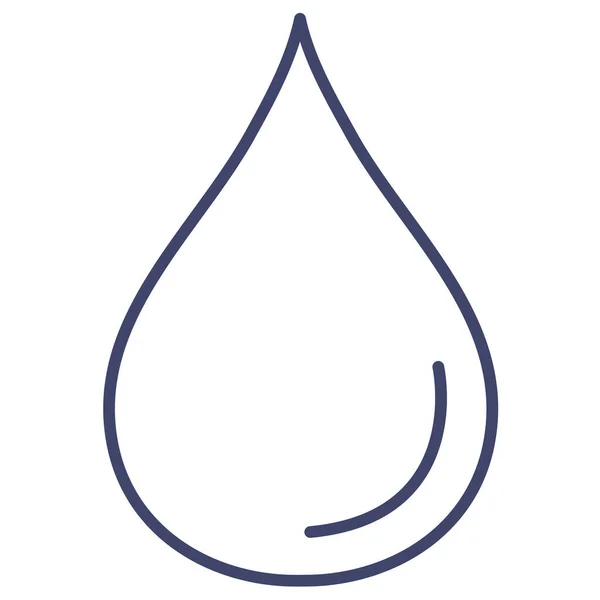 Tropfen Wassertropfen Symbol — Stockvektor