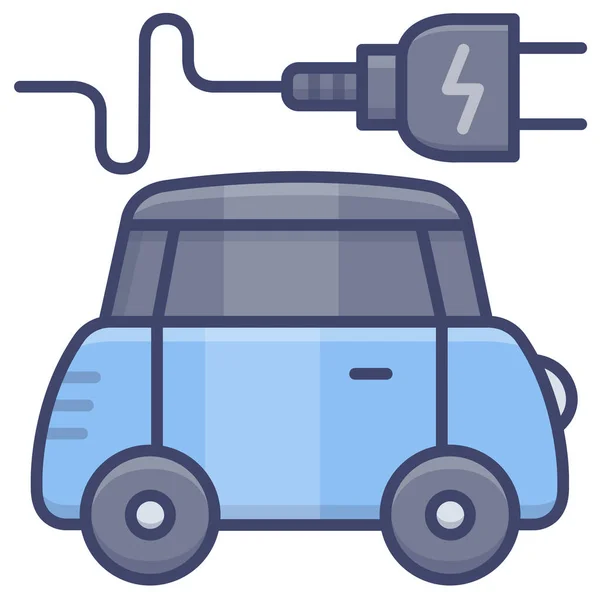 Значок Електроенергії Автомобіля — стоковий вектор