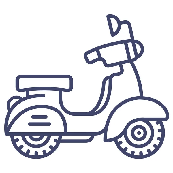 Scooter Icono Moto — Archivo Imágenes Vectoriales