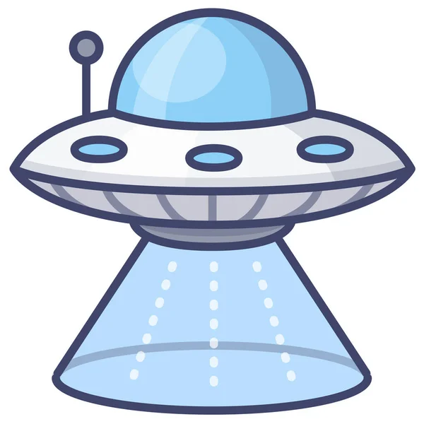 Ufo Alien Space Icon — Stock Vector
