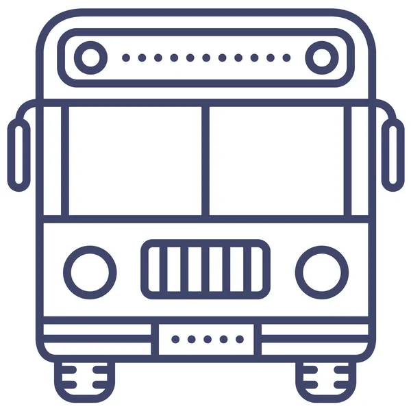 Bus Tour Icône Transport — Image vectorielle