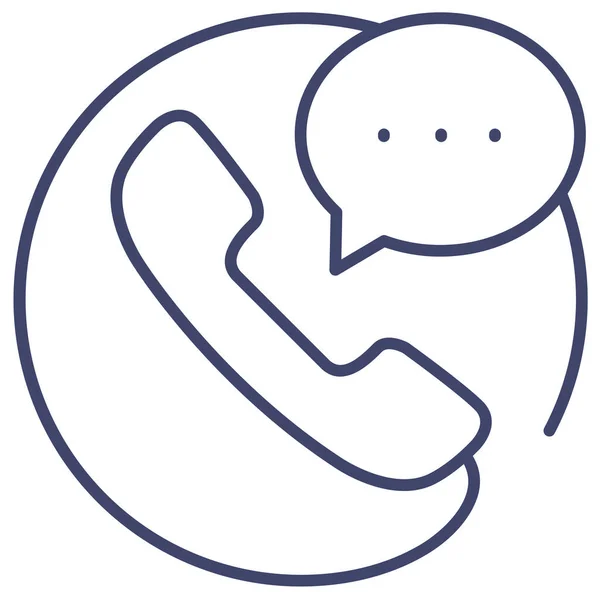 Telefonkontakt Symbol Anrufen — Stockvektor