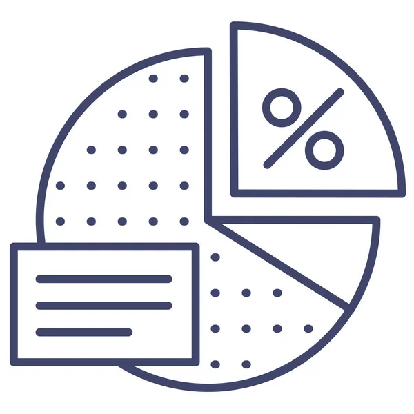 Gráfico Diagrama Finanças Ícone —  Vetores de Stock