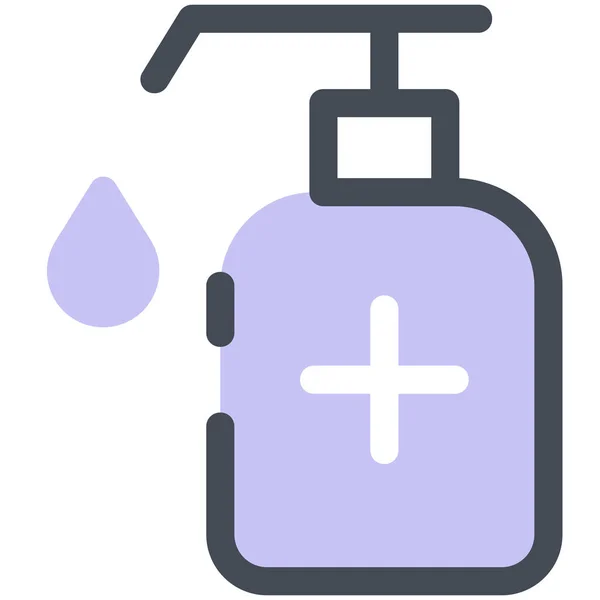 Disinfection Antiseptic Sterillization Icon — Stock Vector