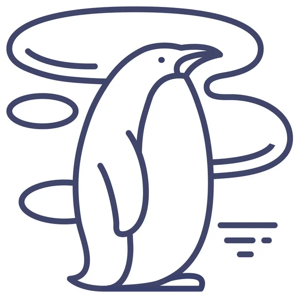 动物反北极企鹅图标 — 图库矢量图片