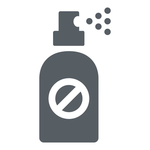 Ícone Spray Inseticida Químico Estilo Sólido —  Vetores de Stock