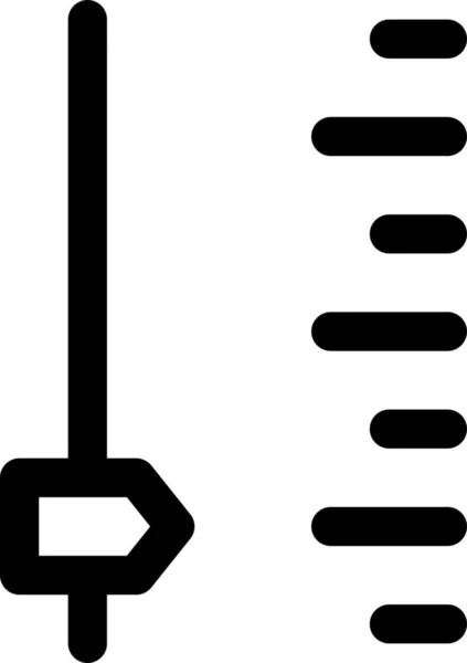 Icono Electrónica Del Dispositivo Control Estilo Esquema — Vector de stock