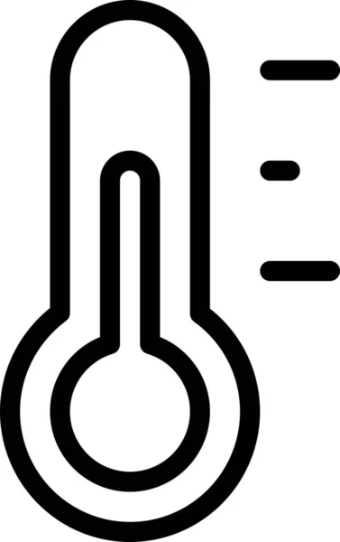 Celsius Fahrenheit Ícone Médio Estilo Esboço —  Vetores de Stock