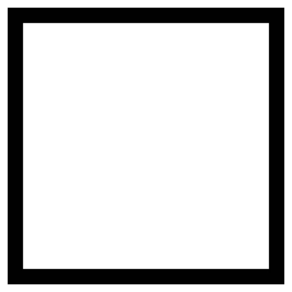 Коробка Закладок Чотирма Квадратними Піктограмами Стилі Контурів — стоковий вектор