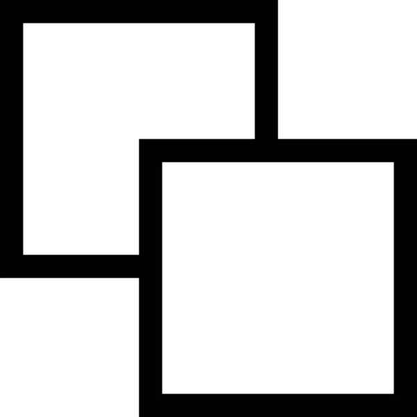 Array Boxen Kopieren Icon Outline Stil — Stockvektor