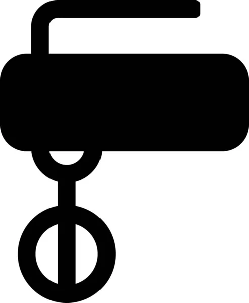 Електрична Іконка Блендера Приладу Суцільному Стилі — стоковий вектор