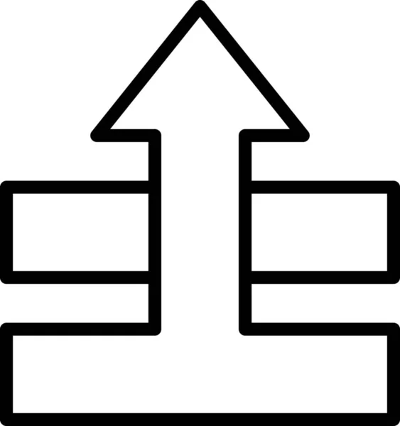 Design Element Symbol Outline Stil Anordnen — Stockvektor