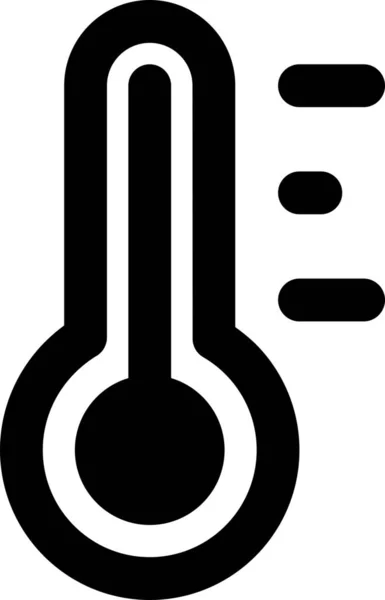 Celsius Fahrenheit Vollständiges Symbol Outline Stil — Stockvektor