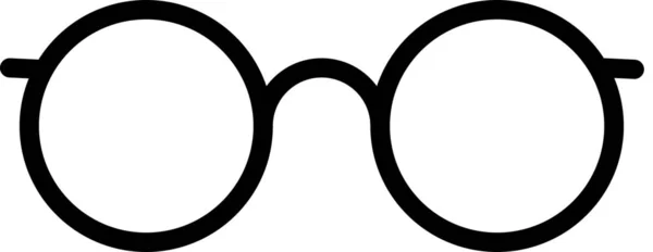 Brillenbrille Brillensymbol Outline Stil — Stockvektor