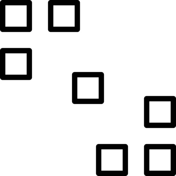 Pfeile Verzieren Muster Symbol Outline Stil — Stockvektor