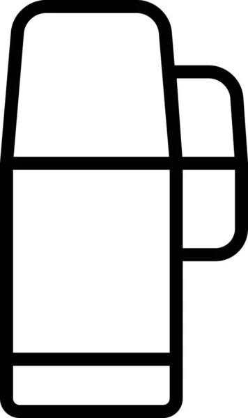 Иконка Кемпинга Стиле Outline — стоковый вектор