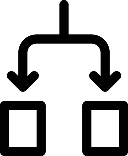 Activity Breakdown Chart Icon Outline Style — Stock Vector