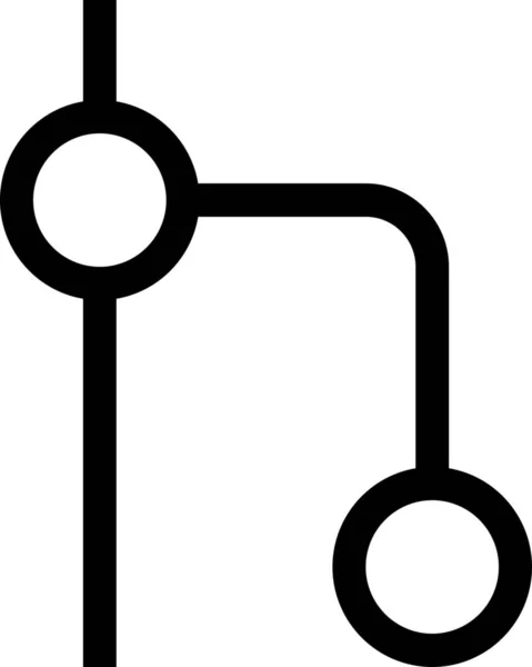 Значок Керування Співпрацею Коду Стилі Контур — стоковий вектор