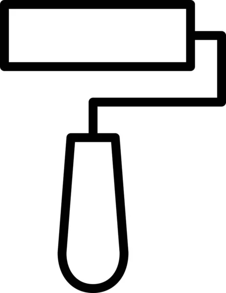 Ikona Rekonstrukce Kresby Stylu Osnovy — Stockový vektor
