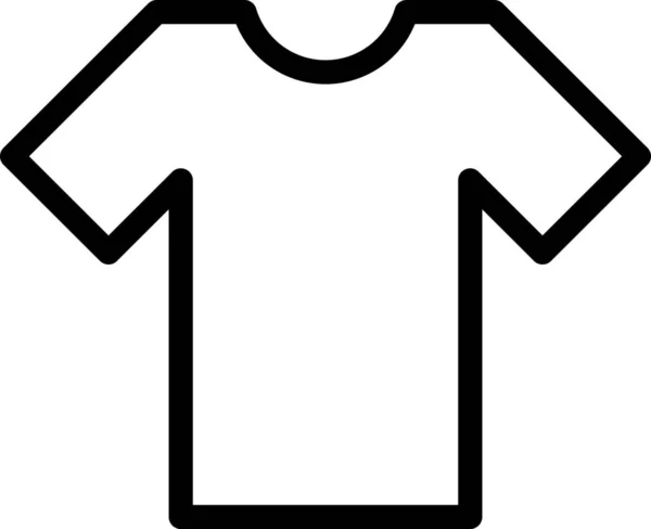 Ropa Coagulación Icono Moda Estilo Esquema — Vector de stock