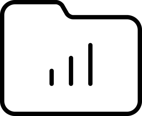 Icono Del Archivo Del Documento Datos Estilo Esquema — Archivo Imágenes Vectoriales