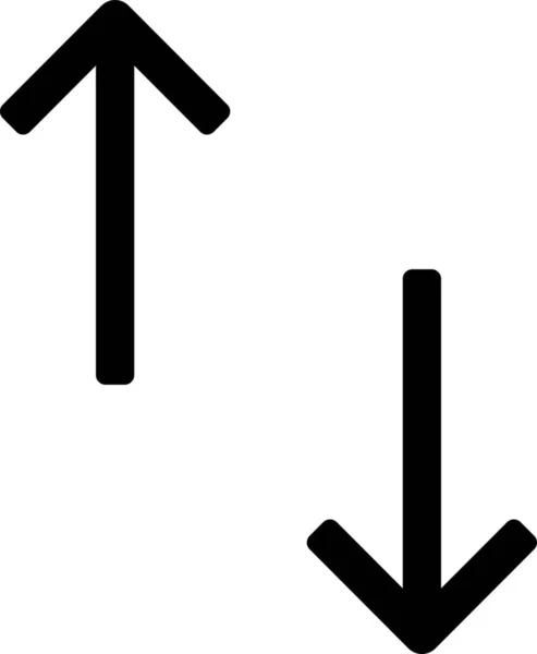 Actividad Flechas Instrucciones Icono Estilo Sólido — Archivo Imágenes Vectoriales