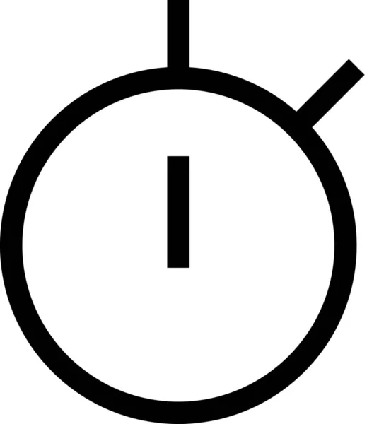 Countdown Für Performance Symbol Outline Stil — Stockvektor