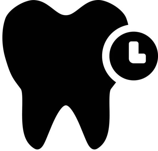 Dentista Dentário Pendente Ícone Estilo Sólido —  Vetores de Stock