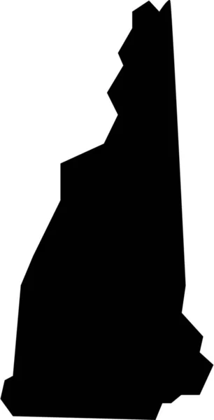 Икона Американского Федерального Манчестера Твердом Стиле — стоковый вектор